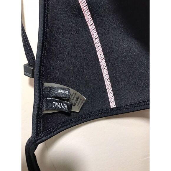 Triangl Brand Neoprene Swimsuit Bikini Set  Bathingsuit LG Top/MED Bottom Pink - Picture 13 of 14